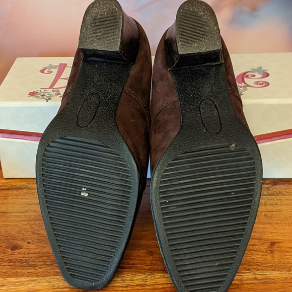 Air Twist Suede Ankle Boots, Brown and Black, Two - Picture 12 of 13